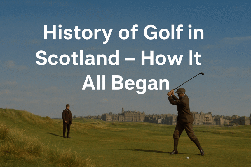 History of Golf in Scotland – How It All Began